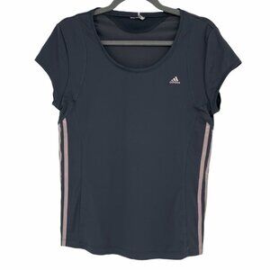Adidas Clima365 charcoal pink Core  performance tee
